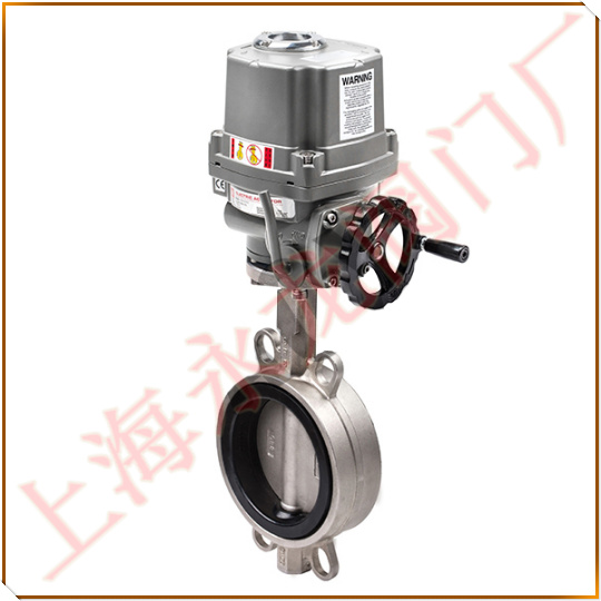 防爆型不銹鋼對(duì)夾式電動(dòng)蝶閥 防爆型不銹鋼對(duì)夾式電動(dòng)蝶閥