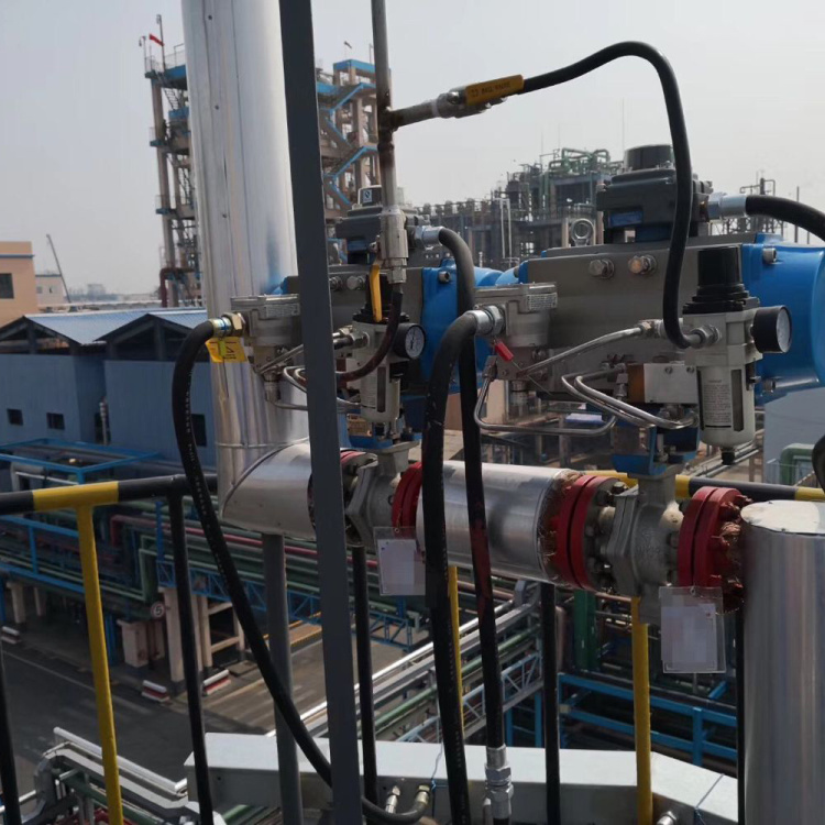 氨罐出口氣動開關閥 Ammonia tank outlet valve pneumatic switch